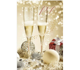 Ditipo Christmas wishes PF Glasses and champagne 120 x 180 mm