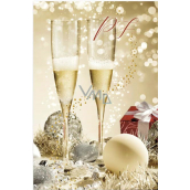 Ditipo Christmas wishes PF Glasses and champagne 120 x 180 mm