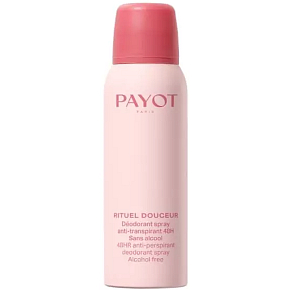 Payot Rituel Douceur Deodorant Anti-Transpirant 48H antiperspirant deodorant spray delays hair regrowth for women 125 ml