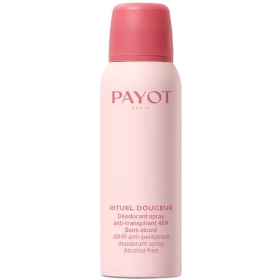 Payot Rituel Douceur Deodorant Anti-Transpirant 48H antiperspirant deodorant spray delays hair regrowth for women 125 ml