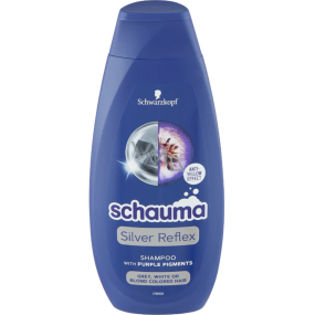Schauma Silver Reflex with violet pigments for grey, white or blonde colored hair 400 ml