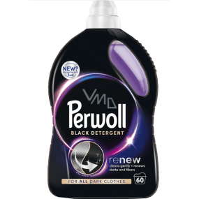 Perwoll Renew Black Detergent Dark Bloom Washing Gel for black and dark clothes 60 doses 3 l