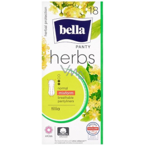 Bella Panty Herbs Tilia sanitary napkins with lime blossom 18 pieces