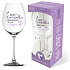 Nekupto It's Wine O'Clock wine glass with print Best Friend... 440 ml