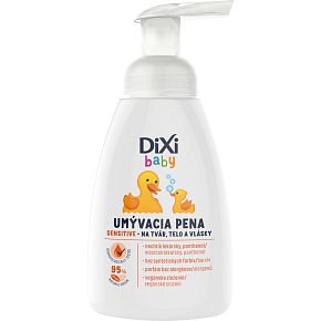 Dixi Baby Sensitive Cleansing Foam for Face, Body and Hair, 250 ml