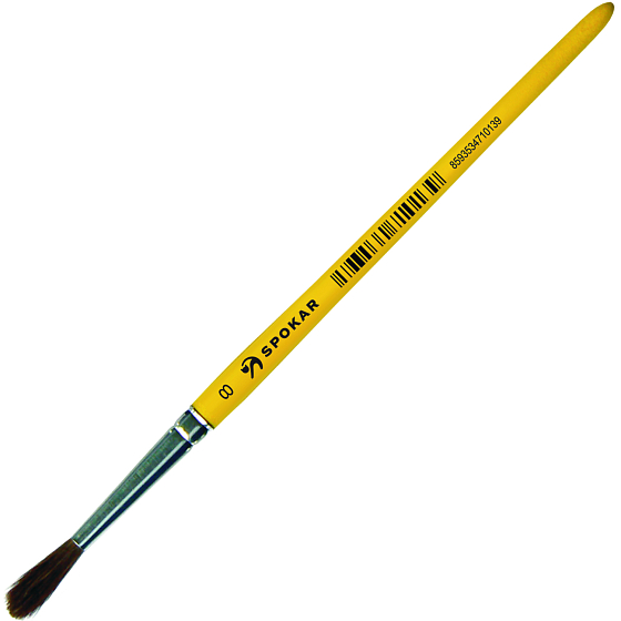 Spokar 7102 school brush, No. 8, pack of 10 pcs
