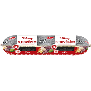 Barry beef meat can for dogs, 850 g