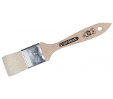Spokar Flat Pastry Brush, wooden handle, bleached bristle, 21 x 3.5 cm.