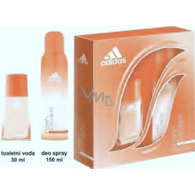 Adidas Fresh Escape eau de toilette 30 ml + deodorant spray 150 ml, gift set for women