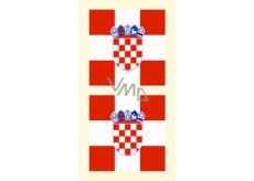 Arch tattoo decals on face and body Croatia flag 1 motif