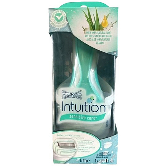 Wilkinson Intuition Sensitive Care razor and replacement blade 1 piece