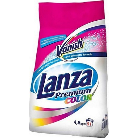 Lanza Premium Color washing powder for colored laundry with a stain removal system 4.8 kg