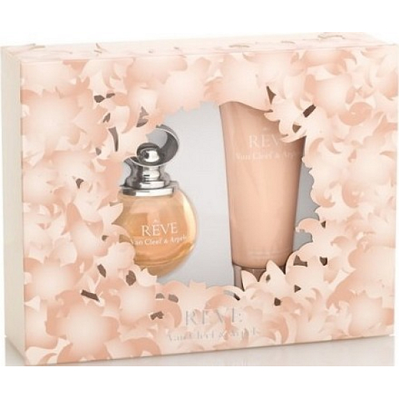 Van Cleef & Arpels Reve perfumed water for women 100 ml + body lotion 100 ml + shower gel 100 ml, gift set