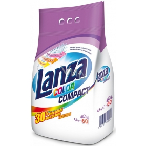 Lanza Color Compact washing powder for colored laundry 60 doses of 4.5 kg