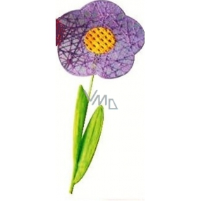 Flower large purple intertwined 49 cm