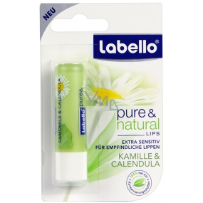 Labello Pure & Natural Camomile & Calendula lip balm 4.8 g