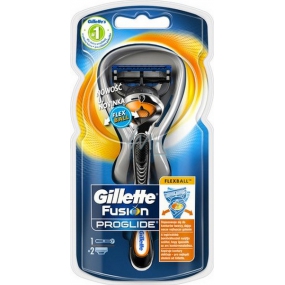 Gillette Fusion ProGlide Flexball shaver + spare head 2 pieces, for men