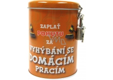 Nekupto Pokladnička na pokuty Zaplať pokutu za vyhýbání se domácím pracím 10,5 x 7,5 cm 1 kus