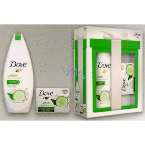 Dove Go Fresh Touch Cucumber & Green Tea Mini Go Fresh Touch nourishing shower gel 250 ml + Go Fresh Touch cream tablet 100 g, cosmetic set
