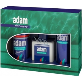 Astrid Adam Shaving Foam 200 ml + After Shave Balm 150 ml + Deodorant Spray 150 ml, cosmetic set