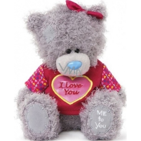 Me to You Teddy bear in a T-shirt with the inscription I Love You with a ribbon 14.5 cm