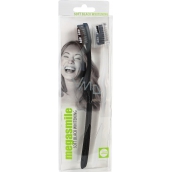 MegaSmile Black Whitening Soft Toothbrush soft with carbon fiber technology 2 pieces, duopack