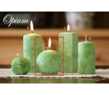 Lima Marble Opium scented candle green ball 80 mm 1 piece