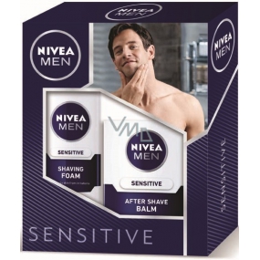 Nivea Men Sensitive 200 ml + After Shave Balm 100 ml, cosmetic set