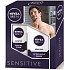 Nivea Men Sensitive 200 ml + After Shave Balm 100 ml, cosmetic set