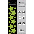 Stickers reflective Stars yellow 7 x 28,5 cm