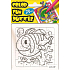 Folding coloring page Fish 25 pieces 18 x 12 cm