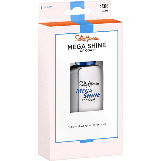 Sally Hansen Mega Shine Top Coat quick-drying varnish for super nail polish 13.3 ml