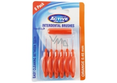 Beauty Formulas Interdental Brushes Orange 0.45 mm 6 pieces