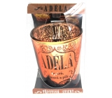 Albi Glittering glass candlestick for tea candle ADÉLA, 7 cm