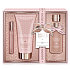 Baylis & Harding Jojoba, Silk and Almond oil perfumed water for women 100 ml + perfumed roll-on in a handbag + body and hand lotion 200 ml, cosmetic set