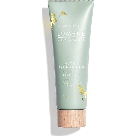 Lumene Harmonia Nutri-Recharging Purifying Peat Cleansing Peat Mask soothes, restores lost balance 75 ml