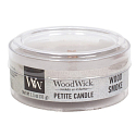 WoodWick Wood Smoke - Cedar wood smoke scented candle with wooden wick petite 31 g