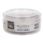 WoodWick Wood Smoke - Cedar wood smoke scented candle with wooden wick petite 31 g