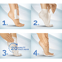 Scholl PediMask Expert Care 20 minute nourishing foot mask with macadamia oil, 1 pair of slip-on socks