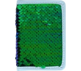 Albi Diary 2020 mini Green sequin 11 x 7.5 x 1 cm