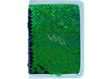 Albi Diary 2020 mini Green sequin 11 x 7.5 x 1 cm