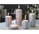 Lima Ice candle silver floating lens 70 x 30 mm 1 piece