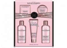 Baylis & Harding Jojoba, Vanilla and Almond oil cleansing gel 300 ml + body butter 100 ml + shower cream 300 ml + toilet soap 150 g + body lotion 130 ml, cosmetic set