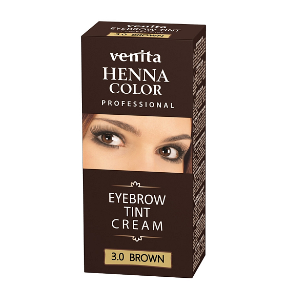 Venita Henna Profesional cream eyebrow color Brown 15 ml