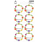 Arch Stickers for Canning Vegetables Natural Product 8 Labels 17 x 9 cm