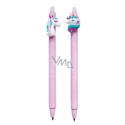 Colorino Rubber pen Unicorn purple, blue refill 0.5 mm 1 piece