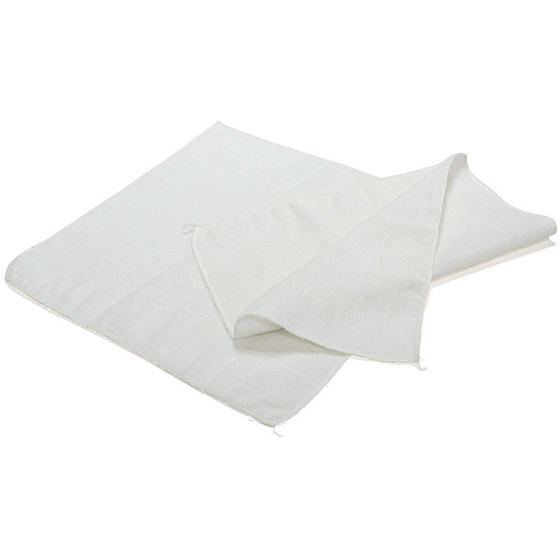 MaKro Flannel duster white 35 x 40 cm