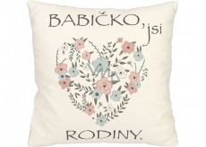 Albi Humorný polštář velký Babičko 36 x 30 cm