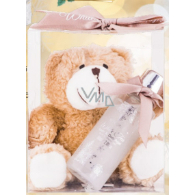 My White Tea shower gel 60 ml + teddy bear, cosmetic set for women