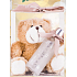 My White Tea shower gel 60 ml + teddy bear, cosmetic set for women